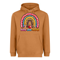 Meerkat teach love inspire rainbow Heavyweight Hoodie - Artiststas