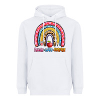 White teach love inspire rainbow Heavyweight Hoodie - Artiststas