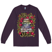 Plum she is mom Long Sleeve Tee - JahusDesignShop