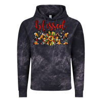 Cloud Black Christmas blessed mom Vintage Hoodie - JahusDesignShop