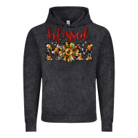 Vintage Black Christmas blessed mom Vintage Hoodie - JahusDesignShop