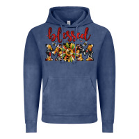Vintage Denim Christmas blessed mom Vintage Hoodie - JahusDesignShop