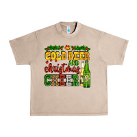 French Oak cold beer and christmas cheer with beer bottles Urban Heavy Tee - AdoDesignShop