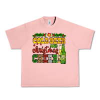 Salmon cold beer and christmas cheer with beer bottles Urban Heavy Tee - AdoDesignShop