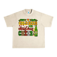 Sandshell cold beer and christmas cheer with beer bottles Urban Heavy Tee - AdoDesignShop