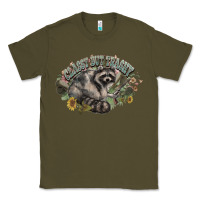 Army Green classy but trashy racoon Classic Tee - NancyCooperArtShop