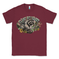 Burgundy classy but trashy racoon Classic Tee - NancyCooperArtShop