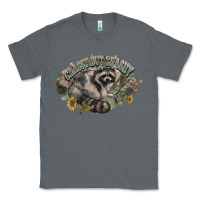 Charcoal Heather classy but trashy racoon Classic Tee - NancyCooperArtShop