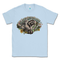 Dusty Blue classy but trashy racoon Classic Tee - NancyCooperArtShop