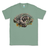 Sage classy but trashy racoon Classic Tee - NancyCooperArtShop