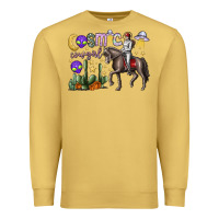 Antique Gold cosmic cowgirl Premium Sweatshirt - SublimationCraftShop