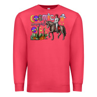 Cardinal cosmic cowgirl Premium Sweatshirt - SublimationCraftShop