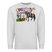 Dove Grey cosmic cowgirl Premium Sweatshirt - SublimationCraftShop