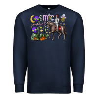 Navy cosmic cowgirl Premium Sweatshirt - SublimationCraftShop