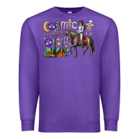 Purple cosmic cowgirl Premium Sweatshirt - SublimationCraftShop