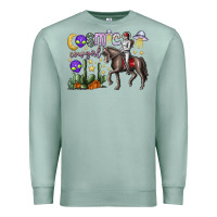 Seafoam cosmic cowgirl Premium Sweatshirt - SublimationCraftShop