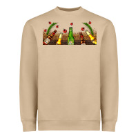 Mushroom beer party for christmas Heavyweight Sweatshirt - AdoDesignShop
