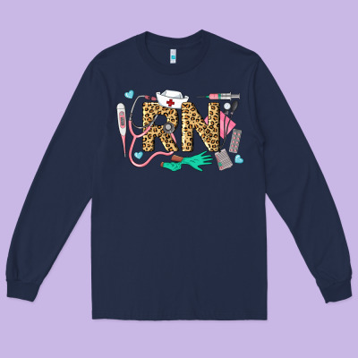 Western Registered Nurse Long Sleeve Tee Designed By Lillyallendesigns