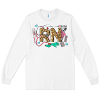 White Western Registered Nurse Long Sleeve Tee - LillyAllenDesigns