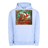 Pigment Grape Ice merry christmas heifer cow Urban Hoodie - CowGirlArtShop