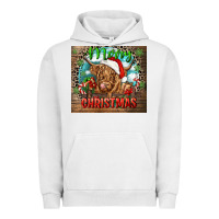 Pigment Lunar Rock merry christmas heifer cow Urban Hoodie - CowGirlArtShop
