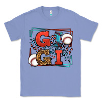Colony Blue Baseball gigi leopard frame Classic Tee - LillyAllenDesigns