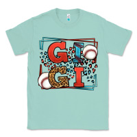 Baseball Gigi Leopard Frame Classic Tee | Teevron