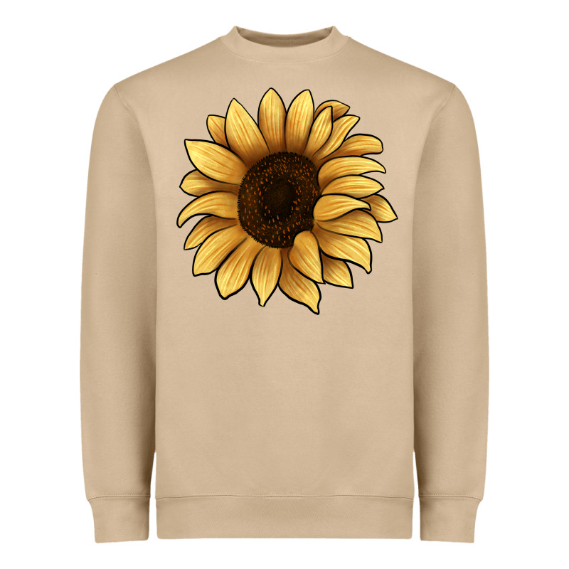 Sunflower Heavyweight Sweatshirt by JahusDesignShop | Teevron