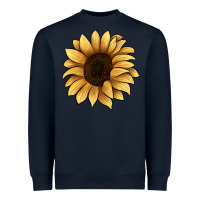 Navy sunflower Heavyweight Sweatshirt - JahusDesignShop
