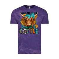 Cloud Purple you ain't my brand of cattle longhaired cow Vintage Tee - Jasminsmagicworld