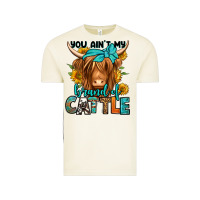 Vintage Arctic you ain't my brand of cattle longhaired cow Vintage Tee - Jasminsmagicworld