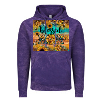 Cloud Purple blessed mom Vintage Hoodie - JahusDesignShop