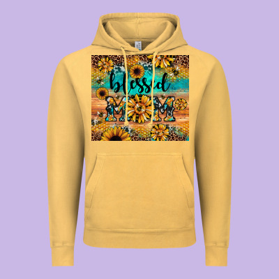 Blessed Mom Vintage Hoodie Designed By Jahusdesignshop