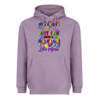 Lavender autism i'll be just fine with a mom like mine Heavyweight Hoodie - Artiststas