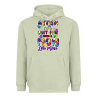 Matcha autism i'll be just fine with a mom like mine Heavyweight Hoodie - Artiststas