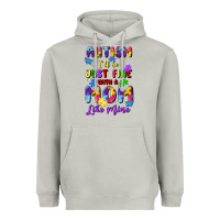 Moon Dust autism i'll be just fine with a mom like mine Heavyweight Hoodie - Artiststas