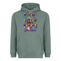 Sage autism i'll be just fine with a mom like mine Heavyweight Hoodie - Artiststas