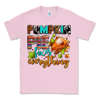 Bubblegum Pink pumpkin pie fixes everything Classic Tee - AdoDesignShop