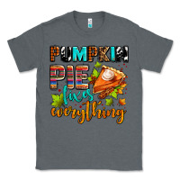 Charcoal Heather pumpkin pie fixes everything Classic Tee - AdoDesignShop
