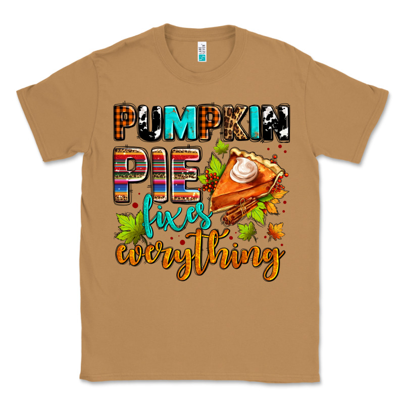 Pumpkin Pie Fixes Everything Classic Tee by AdoDesignShop | Teevron