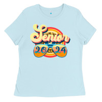 Baby Blue senior 2024 Ladies Tee - JahusDesignShop