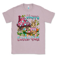 Lilac happy easter y'all rabbit Classic Tee - BarkalooDesign