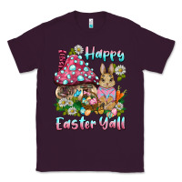 Plum happy easter y'all rabbit Classic Tee - BarkalooDesign