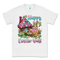White happy easter y'all rabbit Classic Tee - BarkalooDesign