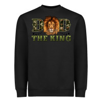 Black dad the king Heavyweight Sweatshirt - Artiststas
