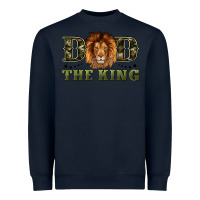Navy dad the king Heavyweight Sweatshirt - Artiststas