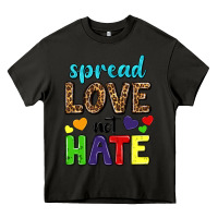 Asphalt spread love not hate Heavy Core Tee - texasbilliewilder