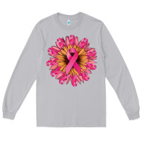 Moon Dust cancer ribbon sunflower Long Sleeve Tee - NancyCooperArtShop