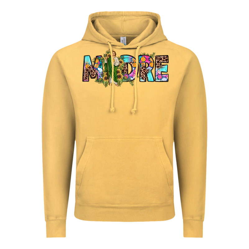 San Judas Madre Sunflower Vintage Hoodie by JahusDesignShop | Teevron