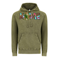 Vintage Olive san judas madre sunflower Vintage Hoodie - JahusDesignShop